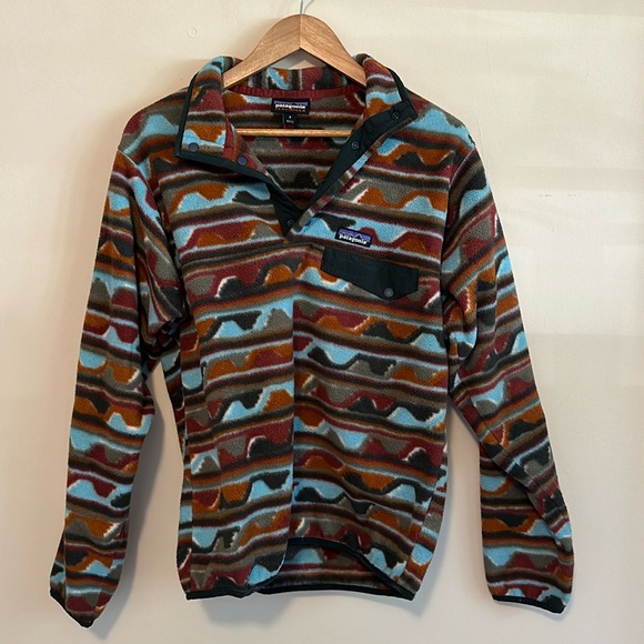 Patagonia Snap-T Aztec Synchilla - Picture 1 of 7
